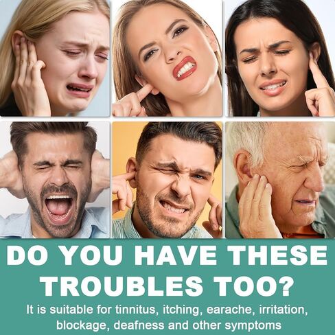 Tinnitus Relief for Ringing Ears, Ear Care Drops Promote Ear Comfort and Clarity, Effective Tinnitus Treatment Reduces Ears Noise and Improves Hearing in Both Men and Women, 1Pack in Saudi Arabia