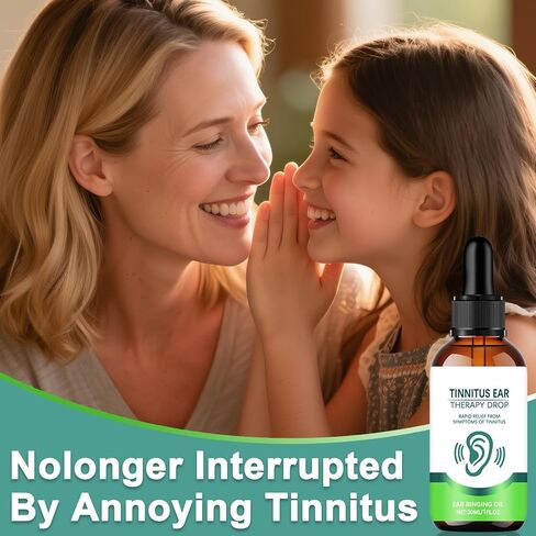 Tinnitus Relief for Ringing Ears, Ear Care Drops Promote Ear Comfort and Clarity, Effective Tinnitus Treatment Reduces Ears Noise and Improves Hearing in Both Men and Women, 1Pack in Saudi Arabia