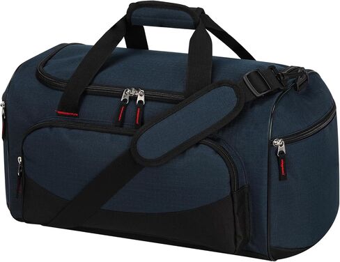 30L Gym Sport Duffle Bag - 17 inch Carry on Weekender Overnight Bag for Travel, Workout, Fitness (Black-30L) in Saudi Arabia