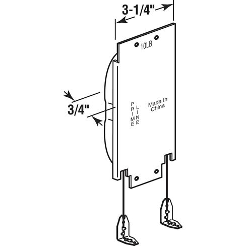 Prime-Line H 3580 10 رطل، فولاذ، ميزان وشاح خشبي (عبوة واحدة)، مطحنة in Kuwait