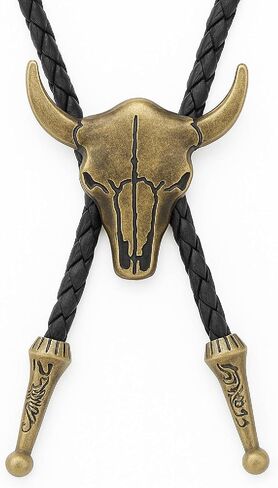 Bolo Tie for Men Western Vintage Cowboy Tie for Cowboy Women Western Dress/Belts/Outfit/Boots/Hat Accessories in Saudi Arabia