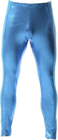 DTODWW Men's Faux Leather Activewear Leggings Slim Fit Tight Pants Long PU Pants for Men Clubwear in Saudi Arabia