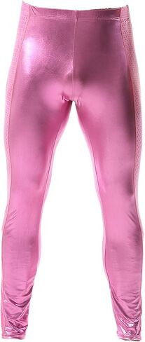 DTODWW Men's Faux Leather Activewear Leggings Slim Fit Tight Pants Long PU Pants for Men Clubwear in Saudi Arabia