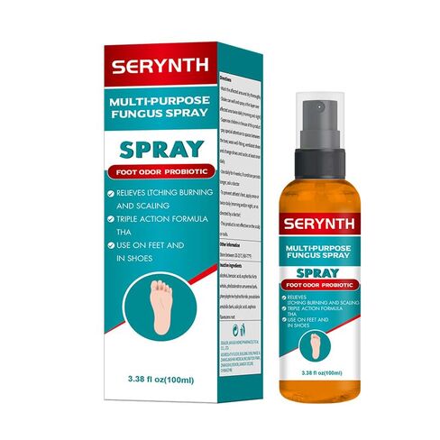 Foot Odor Control Sprays, Multi-Purpose Fungal Spray 3.38 fl oz, Foot Odor Probiotics, Relief Foot odor, Triple Action Formula Spray Support Feet and Inside Shoes for Men and Women in Saudi Arabia