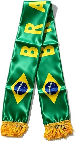 2026 Soccer World Cup Scarf, Soccer Fans Scarf Gifts for Men Women, Soft Fringe Edges for Game Day, Watch Party in Kuwait