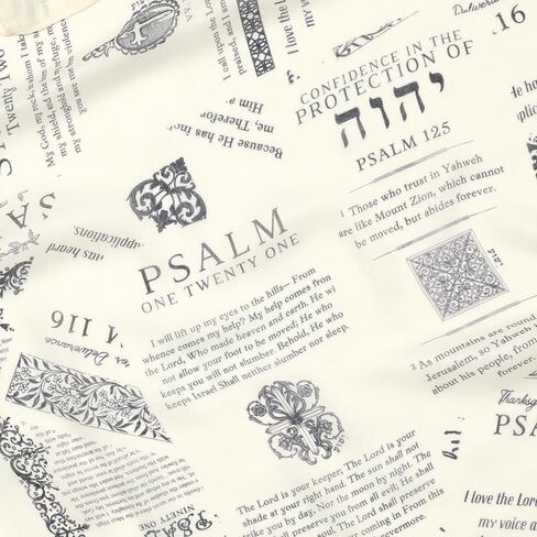 Protection Bible Verse Shawl with Psalm 91 – Vintage Scripture Scarf with 7 Bible Verses, Christian Gift Women in Saudi Arabia