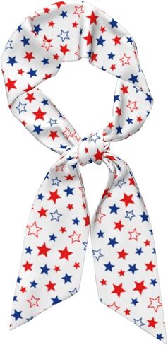 Flag Purse Scarf Patriotic Head Scarves Fashion Satin Hair Neck Scarf for Handbag Accessories in Saudi Arabia