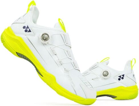 YONEX Power Cushion 88 DIAL Shoes (SHB88D2EX) (White/Lime Yellow) (us_footwear_size_system, adult, men, numeric, medium, numeric_6) in Kuwait