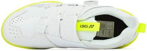 YONEX Power Cushion 88 DIAL Shoes (SHB88D2EX) (White/Lime Yellow) (us_footwear_size_system, adult, men, numeric, medium, numeric_6) in Kuwait