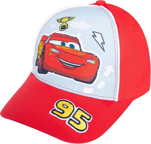 قبعة بيسبول للأطفال الصغار من Disney Cars Lightning McQueen - قبعة قطنية قابلة للتنفس للأطفال قابلة للتعديل - قبعة شمسية للأولاد من عمر 2 إلى 5 سنوات in Kuwait