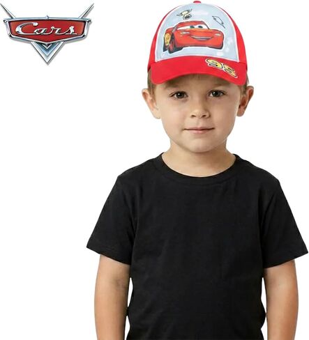 قبعة بيسبول للأطفال الصغار من Disney Cars Lightning McQueen - قبعة قطنية قابلة للتنفس للأطفال قابلة للتعديل - قبعة شمسية للأولاد من عمر 2 إلى 5 سنوات in Kuwait