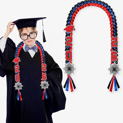 Pink Graduation Leis Kids Kindergarten Class of 2026 Preschool Ribbon Leis Kits Bulk Graduation Necklace for Classroom Preschool Grad Party Gift Decorative in Kuwait