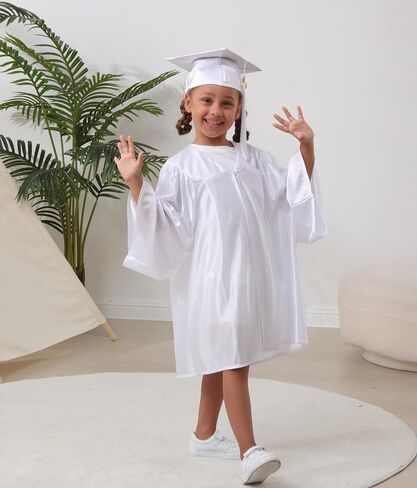 Preschool & Kindergarten Graduation Cap and Gown, with Tassel 2025 2026 Charm Sets in Saudi Arabia