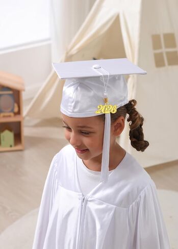 Preschool & Kindergarten Graduation Cap and Gown, with Tassel 2025 2026 Charm Sets in Saudi Arabia