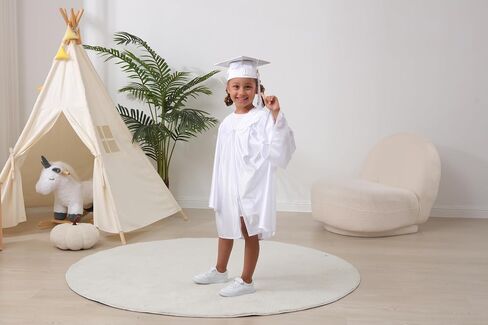 Preschool & Kindergarten Graduation Cap and Gown, with Tassel 2025 2026 Charm Sets in Saudi Arabia