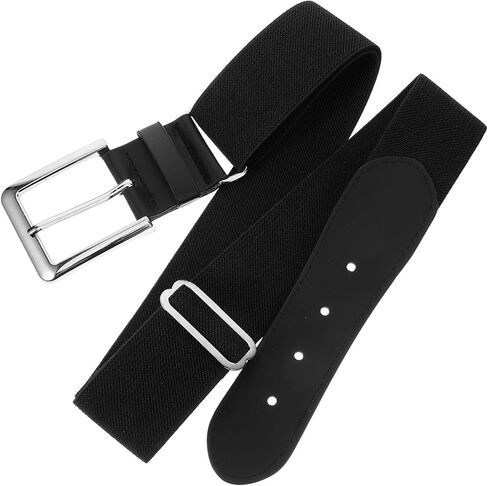 UPKOCH Baseball Softball Belt for Men and Women Adjustable Elastic Fabric Sports Waistband Stretchable Black Outdoor Youth Uniform Accessory in Kuwait