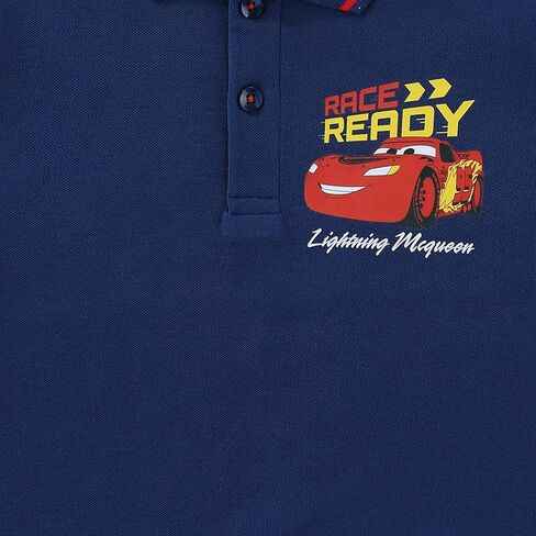 قميص بولو بأكمام قصيرة للأولاد من Disney Cars Lightning McQueen للأطفال الصغار والكبار in Kuwait