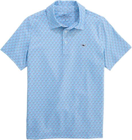 Vineyard Vines Boys' Printed Sankaty Polo in Kuwait