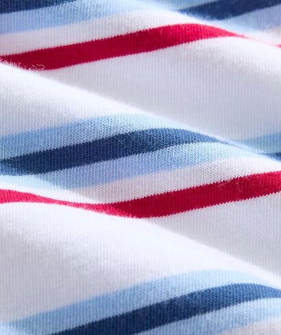 قميص بولو للأولاد من Vineyard Vines للأولاد من Sullivan Stripe Surf Jersey in Kuwait
