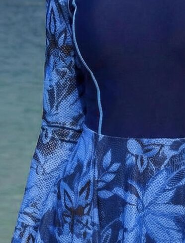 IDOPIP Women Two Piece Rash Guard Sets Long Sleeve Floral Print UPF50+ Swim Dress with Shorts Modest Swimsuit Bathing Suit in Kuwait