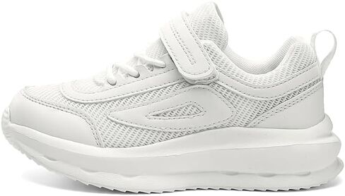 GLMYML Boys Sneakers Girls Kids Running Shoes, Breathable Mesh Hook & Loop Non-Slip Lightweight Athletic Sports Shoes for Toddler Little Big Kid in Saudi Arabia