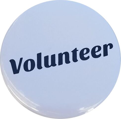 Volunteer Badge/Pinback Button (2.25") - pack of 100 buttons in Kuwait
