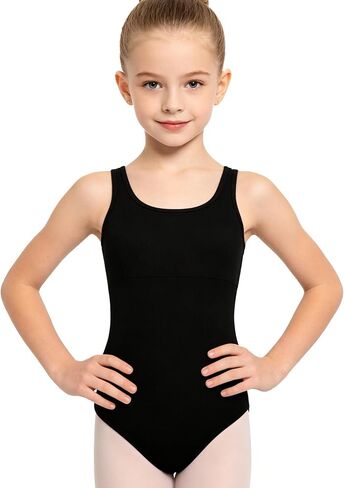 iMucci Leotards for Girls Ballet Dance Gymnastics Leotard Toddler Ballet Outfit Kids Bodysuit 2-14Y(Black/Pink/Nude) in Saudi Arabia