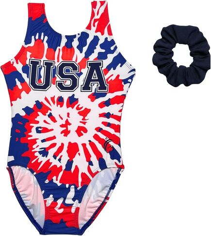 Comfortable Gymnastics Leotards for Girls, Including Matching Scrunchie in Saudi Arabia
