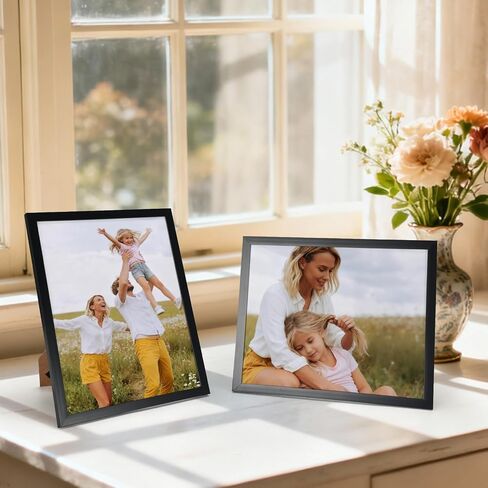 Schliersee 8x10 Picture Frame Set of 12, 8 by 10 Multi Black Photo Picture Frames Bulk for Wall Gallery Collage Frames or Tabletop Home Decor in Saudi Arabia