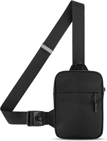 XIEEAOZEE Waterproof Anti theft Crossbody Sling Bag EDC Small Chest Bag for Men Travel Running Workout in Kuwait