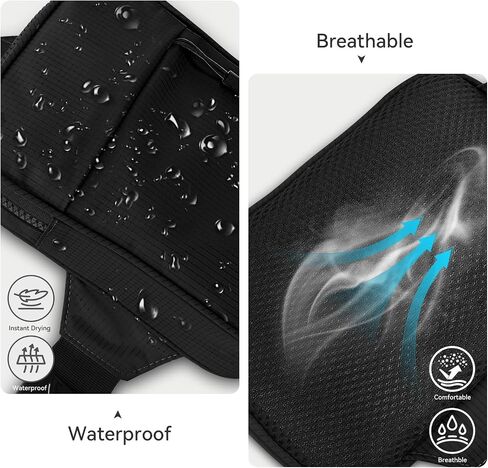 XIEEAOZEE Waterproof Anti theft Crossbody Sling Bag EDC Small Chest Bag for Men Travel Running Workout in Kuwait