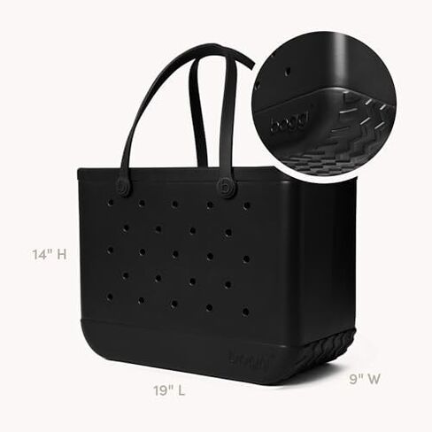 BOGG BAG Boggs N’ Ends Travel Organizer + Original, Large Tote (LBD Black) – Durable, Washable, Tip-proof – Beach, Pool, Boat, Work, Sports in Kuwait