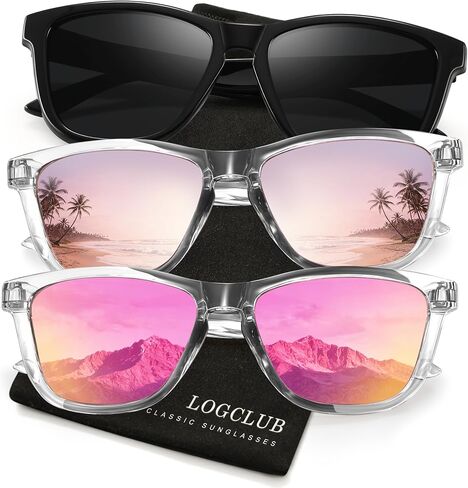 Polarized Sunglasses Womens Men - Classic Retro UV Protection Driving Sun Glasses in Saudi Arabia