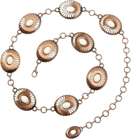 Shyanne Women's Howlite Concho Link Belt - Sasp23bt7 in Kuwait