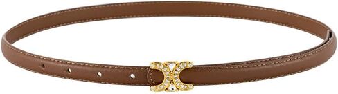 Womens Black Belt Black Womens Belt with Rhinestone Waist, Womens Black Belts for Jeans Skirts and Trousers (Color : G, Size : 102cm) in Kuwait