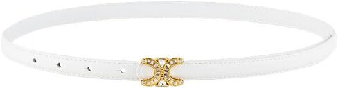 Womens Black Belt Black Womens Belt with Rhinestone Waist, Womens Black Belts for Jeans Skirts and Trousers (Color : G, Size : 102cm) in Kuwait