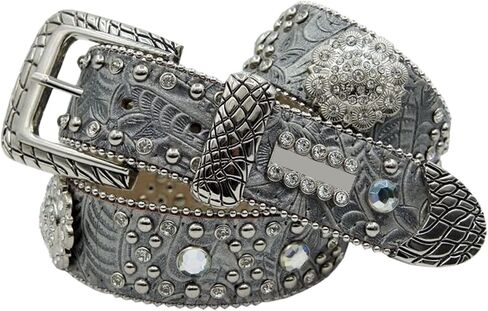Belts for Men Women,Rhinestone Bling Belt Alloy Pin Buckle Western Ladies Jeans Luxury Fashion Belt in Saudi Arabia