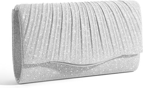Suede Formal Evening Bag Clutch Purses for Women with Detachable Chain Evening Clutch for Wedding Cocktail Party in Kuwait