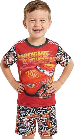 Get Trend Bluey | Disney Cars | Toy Story Boys Pajamas Set Toddlers 2 or 4 Pc Short Sleeve Top & Shorts Summer PJs Sleepwear in Kuwait