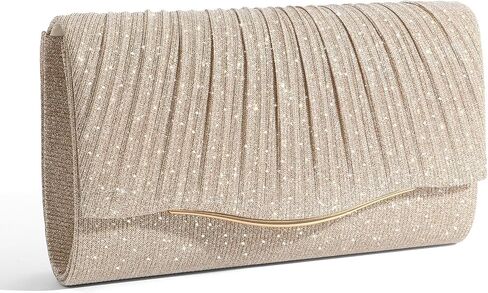 Suede Formal Evening Bag Clutch Purses for Women with Detachable Chain Evening Clutch for Wedding Cocktail Party in Kuwait