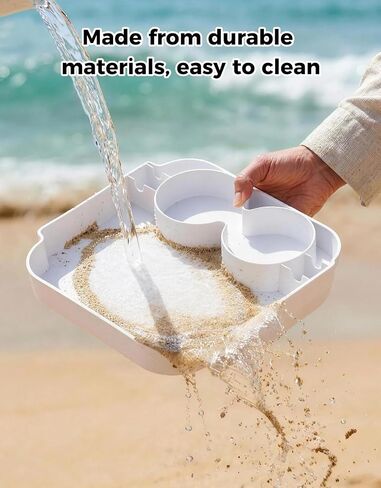 ZHANDEYUA Beach Bag Tray Accessory Compatibility with Bogg Bag And Simple Modern Large Beach Bag beach bags for women Storage Desk (Colour: White) in Saudi Arabia