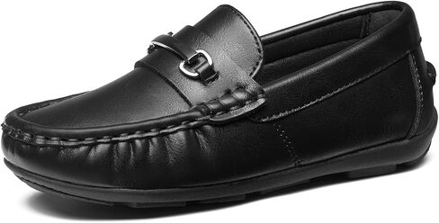 GINNI Boys Loafers Slip-On Dress Shoes Penny Church Wedding Shoes for Toddler/Little Kid/Big Kid in Kuwait
