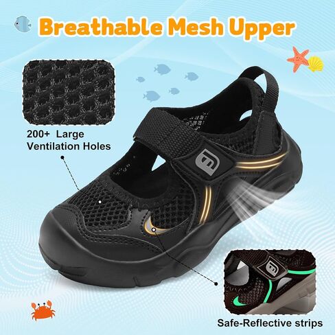 JOINFREE Toddler Sandals Girls Boys Wide Barefoot Water Sandals Lightweight Summer Water Shoes Quick-Dry Non-slip Aqua Athletic Sneakers for Beach Swim Pool in Kuwait