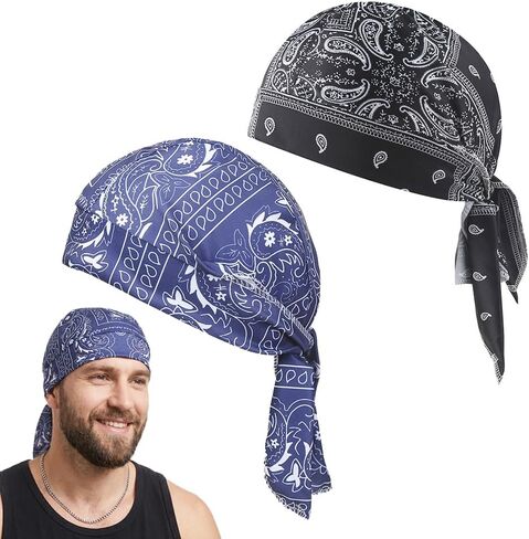 Cooling Headscarf Cap Set, Cooling Skull Cap Helmet Liner, Breathable Bandana Cycling Sports Cap for Men Women in Saudi Arabia