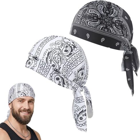 Cooling Headscarf Cap Set, Cooling Skull Cap Helmet Liner, Breathable Bandana Cycling Sports Cap for Men Women in Saudi Arabia