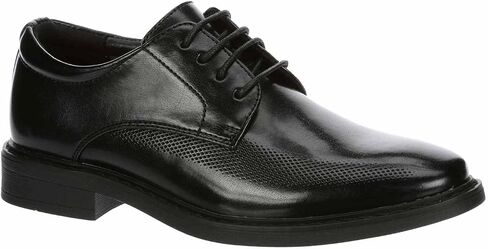 Restoration Charles - Boys Little-Big Kid Lace-Up Oxford Dress Shoe Black, Size 1.0 Medium Width in Saudi Arabia