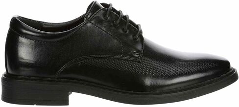 Restoration Charles - Boys Little-Big Kid Lace-Up Oxford Dress Shoe Black, Size 5.0 Medium Width in Saudi Arabia