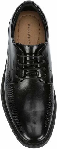Restoration Charles - Boys Little-Big Kid Lace-Up Oxford Dress Shoe Black, Size 5.0 Medium Width in Saudi Arabia