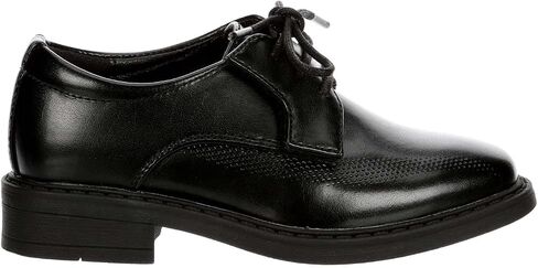 Restoration Lil Charles - Boys Toddler-Little Kid Lace-Up Oxford Dress Shoes Black, Size 9.0 Medium Width in Saudi Arabia