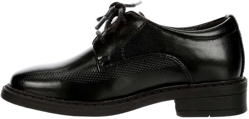 Restoration Lil Charles - Boys Toddler-Little Kid Lace-Up Oxford Dress Shoes Black, Size 9.0 Medium Width in Saudi Arabia